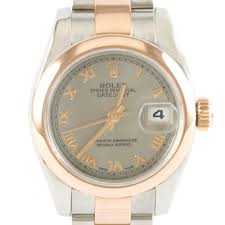 Denn der hersteller bürgt mit seinen ungewöhnlich stilsicheren und eleganten uhren für höchstes luxusgefühl. Gebrauchte Rolex Datejust Lady Revision Rosegold Rolesor Automatik 179161