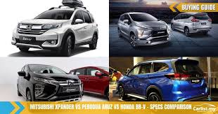 Perodua aruz vs toyota rush vs proton x70. Mitsubishi Xpander Vs Perodua Aruz Vs Honda Br V Specs Comparison Buying Guides Carlist My