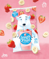 Illustrations And Packaging Identity For Dirafrost Smoothies For Quatre Mains Food Packaging Design Food Packaging Candy Packaging