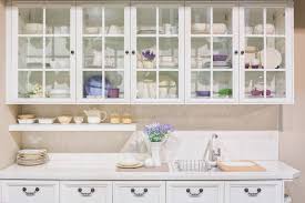 glass front cabinets