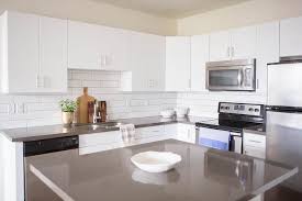 We did not find results for: White Flat Front Cabinets With Grey Quartz Countertops Transitional Kitchen