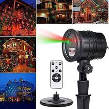 Laser Decorative Lights Garden Laser Light Projector Remote Control Indoor Outdoor Decorations 5w Light Show Green Red Cola Bell For Halloween