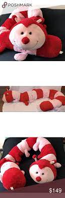Giant 10 Foot Long Plush Caterpillar Worm Pink Pink Stuffed Animals Pink Plush