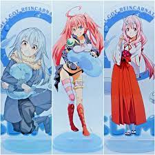 Reincarnated As Slime - Rimuru, Milim & Shuna Stands - Anime 2D  Standing Figures | eBay