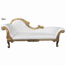 French country / provincial furniture. Chaise Lounge French Provincial Gold And White Antique Reproduction Shop