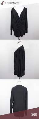 Sympli Cross Drape Tunic Travel Shirt Size 10 Clothes Design Travel Shirts Long Sleeve Tunic