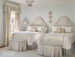 This Atlanta Home Exudes Classic Southern Elegance Twin Beds Guest Room Small Guest Bedroom Guest Bedrooms