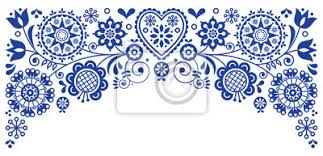Our greeting card design starts at a low price with options to meet any budget. Folk Art Frame Border Retro Vector Greeting Card Design Floral Fototapete Fototapeten Grusskarte Folklore Dekorativ Myloview De