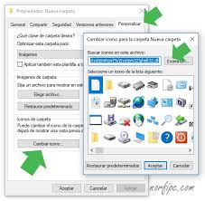 Como usar, copiar y extraer los iconos de Windows