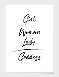 Aesthetic Black White Quotes Girl Woman Lady Goddess Black And White Edition Art Print By Nasti Numbered Edition From 24 9 Curioos In 2020 Goddess Quotes Black Women Quotes Black And White Aesthetic