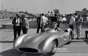 Mercedes Benz W196 Streamliner On Display At Indy In 1965 Getty Mercedes Mercedes Benz Benz
