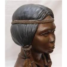 RALPH CRAWFORD 'LATISE' BRONZE BUST SCULPTURE