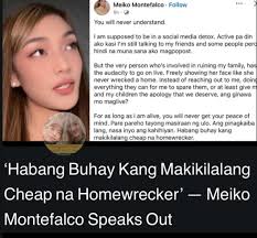 Meiko Montefalco explains why she is back