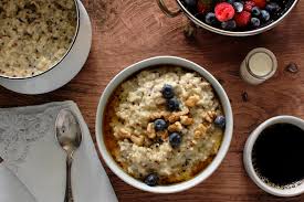 An easy guide on how to make oats porridge. Multigrain Oatmeal Healthy Breakfast Porridge Recipe Unpeeled