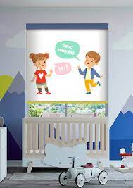 First, position the roman blinds where you want them and then mark the location of the brackets. Children S Blinds In Uae Kids Blinds Dubai Blinds