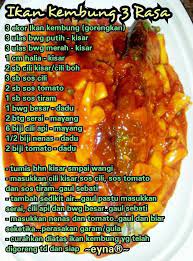 Ikan patin masak tempoyak temerloh. Ikan Kembung 3 Rasa Resep Masakan Makanan Laut Makanan Dan Minuman