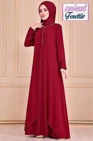 Elbise Bordo Moda Merve Yeni Sezon Sifon Tesettur Elbise Modelleri Elbise Modelleri Elbise Chiffon