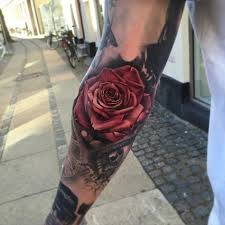 Pin On Rose Tattoo Design