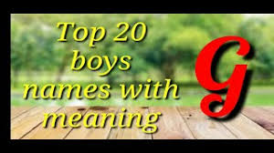 English, meaning large or great. Indian Hindu Baby Boy Names G Cuitan Dokter