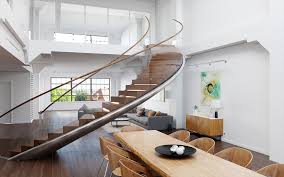 The glass that forms the banister is toughened and laminated and is 24 mm or 20 mm in thickness (2 layers of toughened glass 10/12 mm each and one 0.6 mm pvb film between them) and the finish can be. Viper 1 Helical Staircase With Glass Railings Siller Stairs