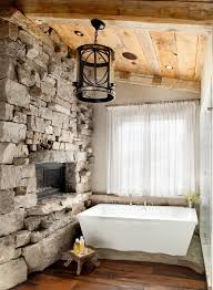 The wooden and stone designs are again part of these bathrooms. 66 Cool Rustic Bathroom Designs Digsdigs