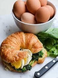 Rachel Schultz Breakfast Croissant Sandwich Recipe Croissant Sandwich Croissant Breakfast Veggie Recipes