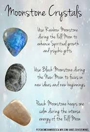 Different Colors Of Moonstone Gemstone Healing Moonstone Crystal Energy Crystals
