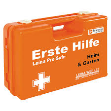 Hilfe für die kleinen helferlein. Leina Werke Erste Hilfe Koffer Pro Safe Heim Garten Din 13157 Haushalt Orange Bauhaus