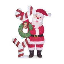 Home Accents Holiday Toasty Tinsel 93 In Giant Santa With Joy Sign And Led Lights Yard Decoration Ty311 1914 1 The Home Depot Christmas Yard Decorations Outdoor Christmas Decorations Yard Outdoor Christmas Decorations