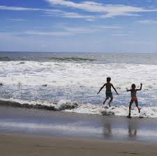 The Kids Spent All Day Jumping In The Waves At Seminyak Beach The Kids Don T Need Much To Keep Them Occupied On The Beach Just Some Sun Instagram Beach Waves