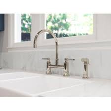 polished nickel kitchen faucets joss