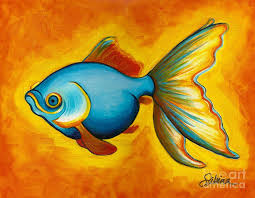 The spongy secret of coral reefs. Fish Aquarium Beginner Paintings Acrylic Canvas