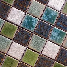 The tile store provides thousands of tiles and mosaics for toronto kitchens, bathrooms, and pools. Porcelain Crackle Glass Mosaic Tile Brick