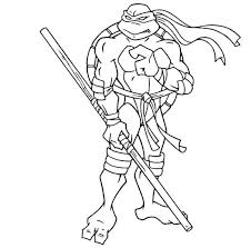 Raphael is the second youngest of the teenage mutant ninja turtles. Online Coloring Pages Coloring Page A Wooden Stick Of Donatello Teenage Mutant Ninja Turtles Coloring Pages For Kids