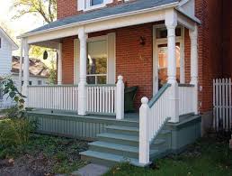 The deck guardrail height should be a minimum of 36 inches, as measured from the surface of the deck to the top of the rail. Restoring A Historic Porch With Custom Details