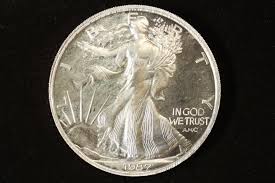 copy 1987 lady liberty 2 oz silver coin not silv