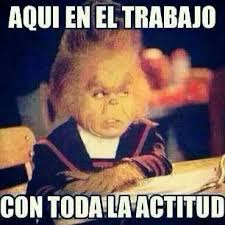 Aqui En El El Trabajo Con Toda La Actitud Citas De Amor Divertidas Frases Divertidas Sobre Mama Frases Divertidas