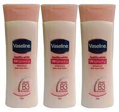 3 Pk Vaseline Healthy White Skin Lightening Lotion 100ml Each For More Information Visit Image Link Skin Lightening Lotion Whiter Skin Lotion