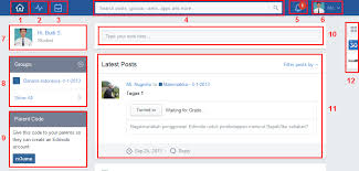 Dibawah ini adalah fitur yang ada pada edmodo. 2
