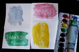 Personalized thank you cards and thank you notes with hundreds of designs. Use Watercolor To Make Diy Thank You Cards