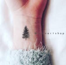4pcs Tiny Pine Tree Tattoo Christmas Gift Small Inknart Temporary Tattoo Set Wrist Quote Tattoo Body Sticker Fake Tatt Wedding Tattoos Fake Tattoos Tattoos