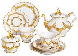 Tea Set B Form Shape B Form Gold Bronze Coloured Light Silver Tea Set Silver Tea Tea