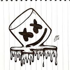 Image Result For How To Draw Marshmello Dj | Dibujos De Marshmello,  Imágenes De Marshmello, Dj Dibujo