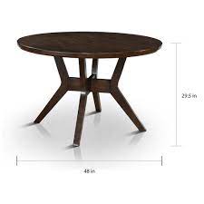 Choose from our mid century style compact round dining set that offers maximum style in a minimal amount of space or spread out with an expansive rectangular or square tabletop.our dining table models available in our midinmod houston and katy furniture stores. Furniture Of America Yria Mid Century Modern Walnut Dining Table Walmart Com Walmart Com