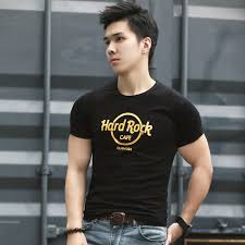 New Men Hard Rock Cafe Gym Training Sport Super Fit Body