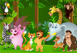 4 95 Gbp Framed Print Children S Cartoon Zoo Animals Picture Lion Zebra Elephant Rhino Ebay H Cartoon Zoo Animals Jungle Cartoon Cartoon Jungle Animals