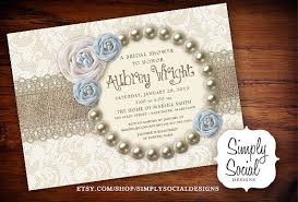 Rustic Chic Burlap Lace And Pearls Bridal Shower Invitation Something Old Pearl Bridal Shower Rustic Chic Wedding Invitation Rustic Bridal Shower Invitations