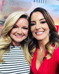 Red, white & blue with my girl FOX 13's Jennifer Epstein 🇺🇸 love her so  much! She gets me through the morning (and probably you too) ❤️