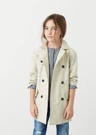 Naylon Koton Trenckot Kiz Cocuk Mango Kids Turkiye Trenckot Kizlar Moda