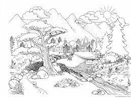 This will take you to the corresponding web page. Nature Coloring Pages Adult Nature For Adults 12 Printable 2020 680 Coloring4free Coloring4free Com
